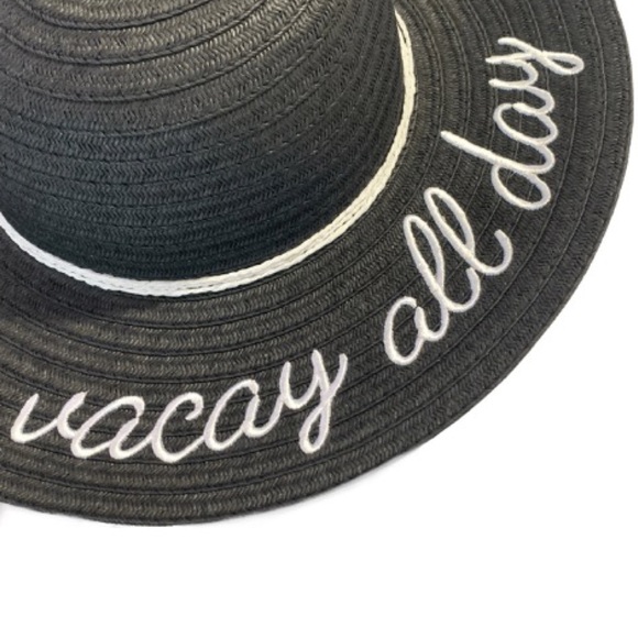 ‘Vacay All Day’ Floppy Beach / Sun Hat - Picture 2 of 7